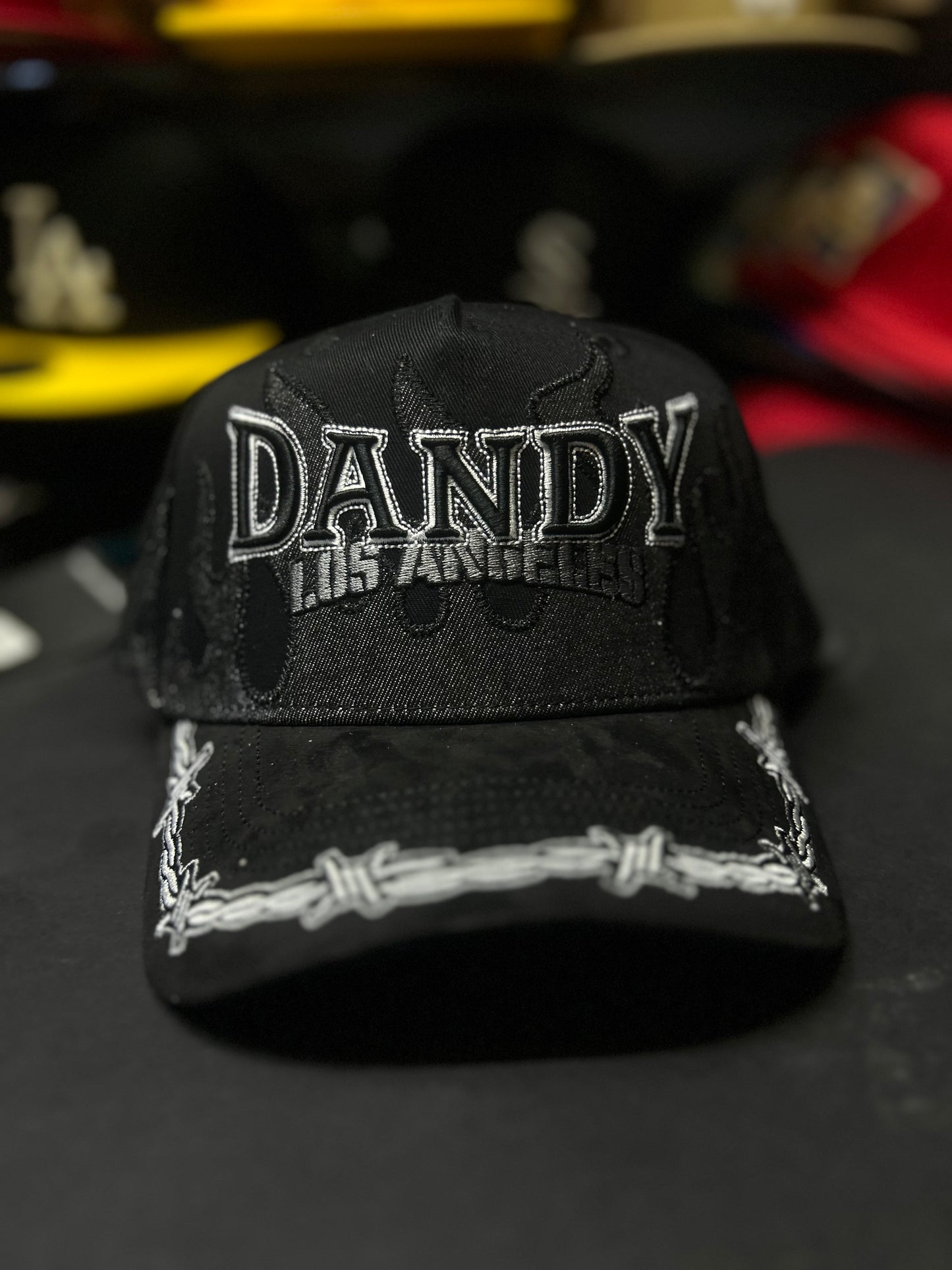 Gorra “Dandy Los Angeles – Flames & Alambre” | Dandy Hats Original