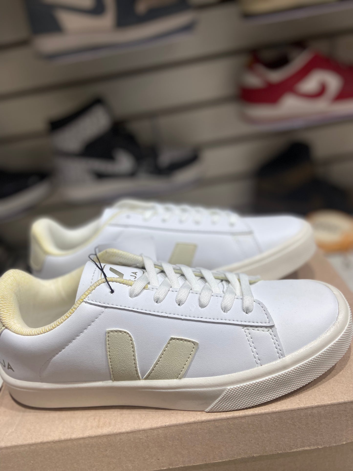 Tenis nacional, tipo VEJA CREMA