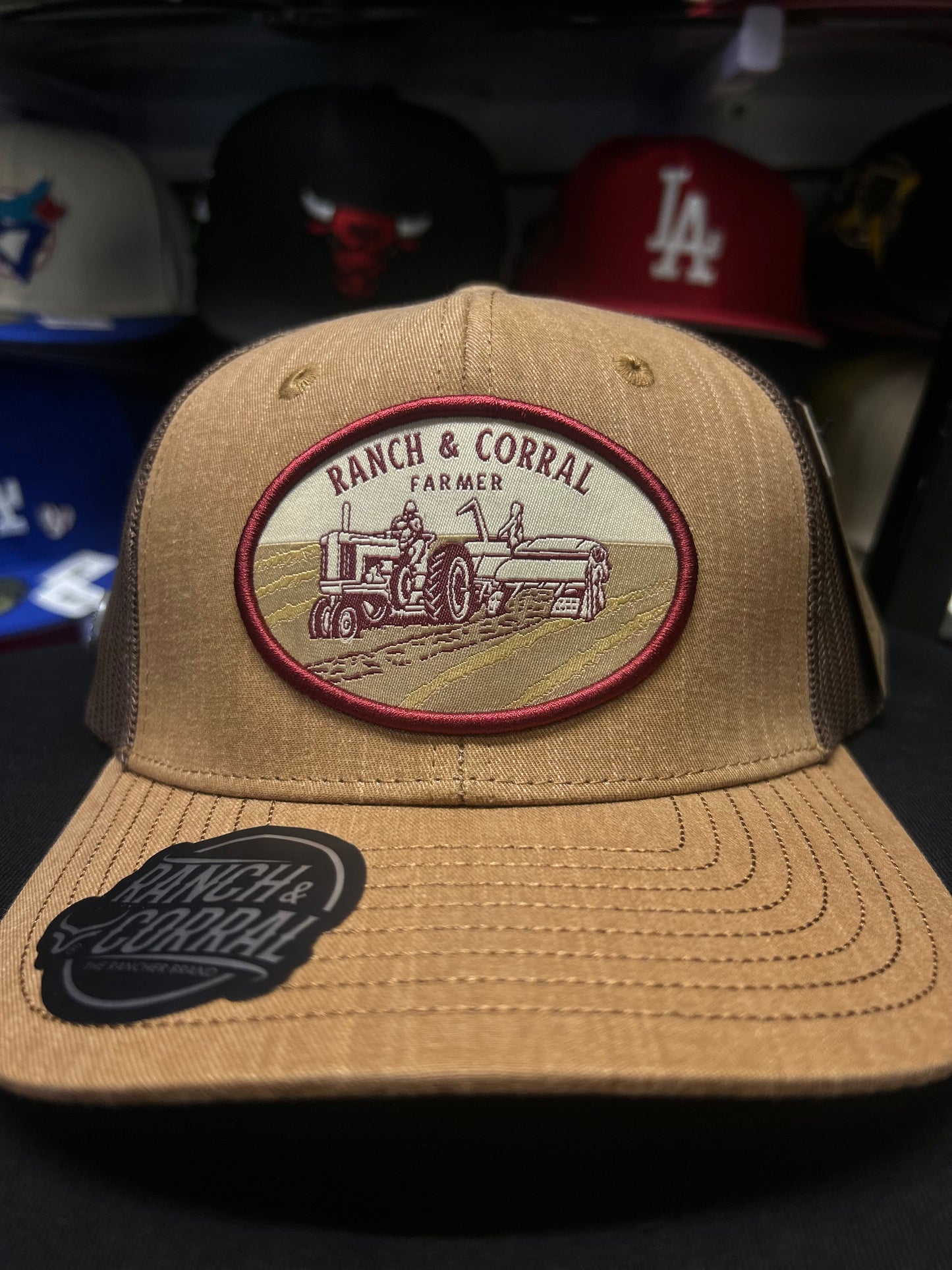 Gorra Ranch corral farmer