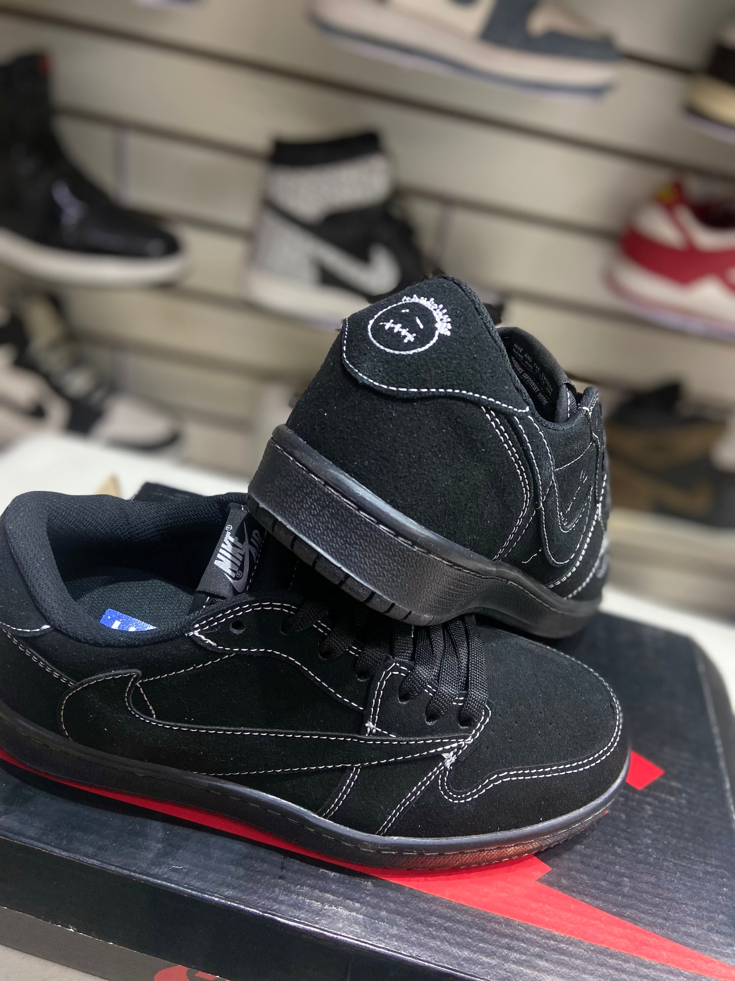 TENIS NACIONALES TIPO NIKE TRAVIS SCOOT LOW BLACK