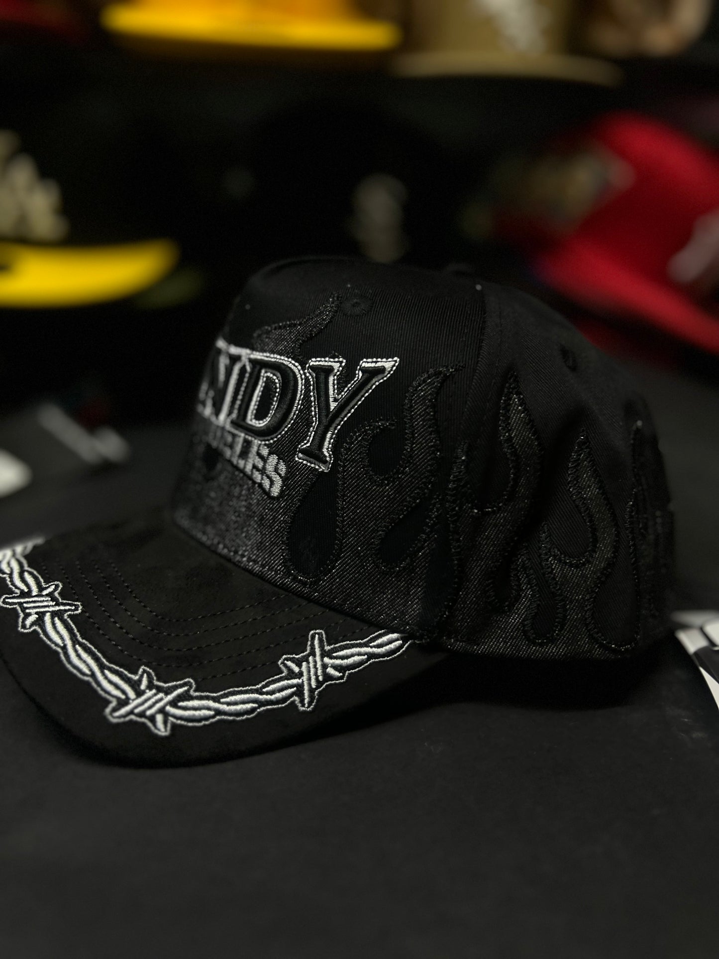 Gorra “Dandy Los Angeles – Flames & Alambre” | Dandy Hats Original