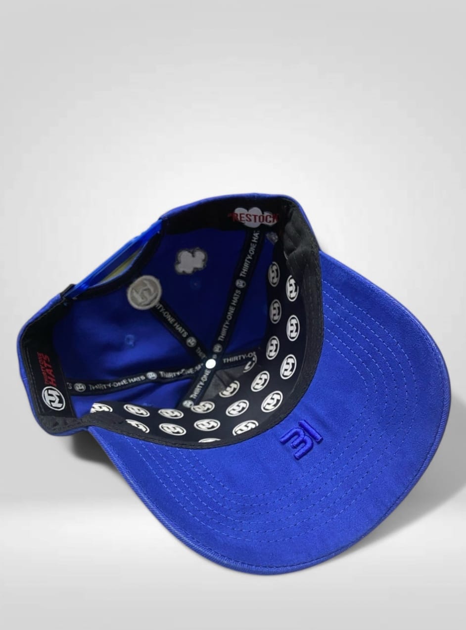 Gorra 31 Hats azul gamuza