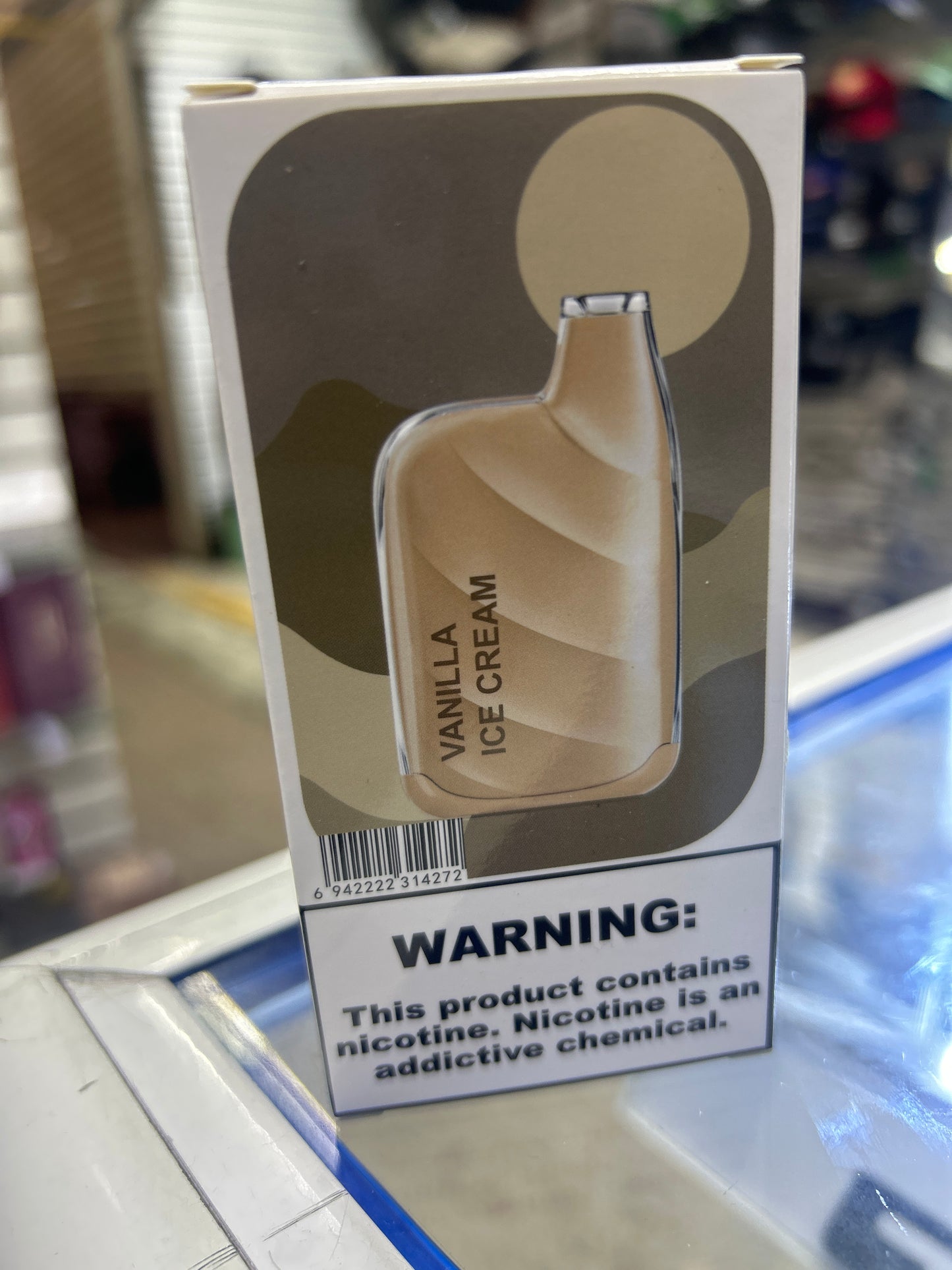 Pluma helado de vainilla