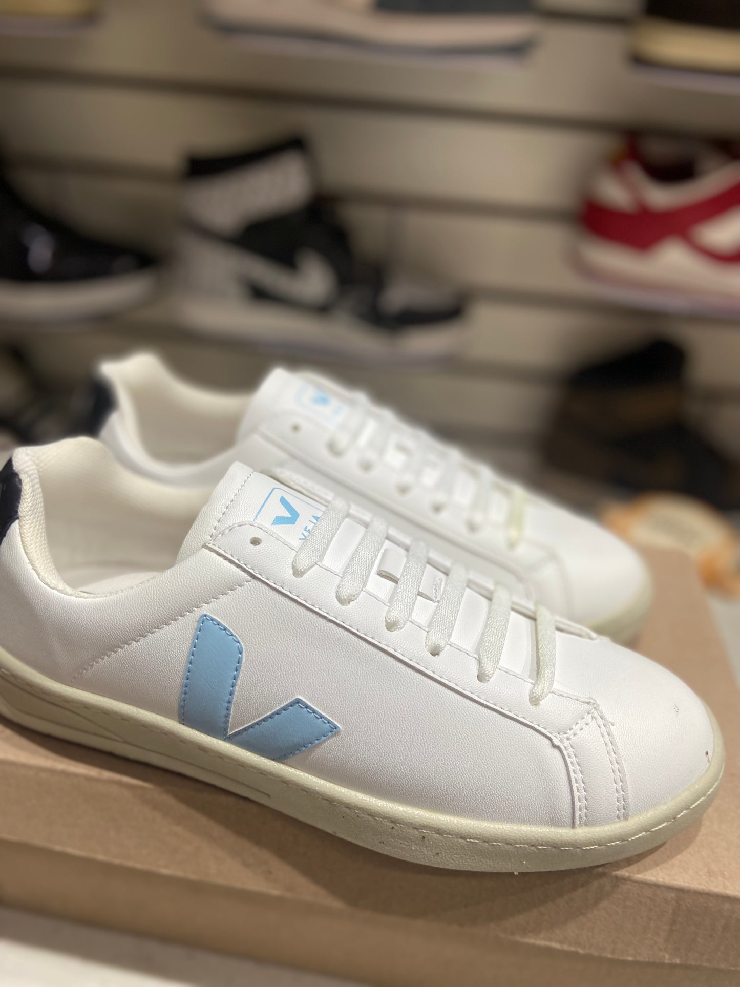 TENIS NACIONAL TIPO VEJA AZUL