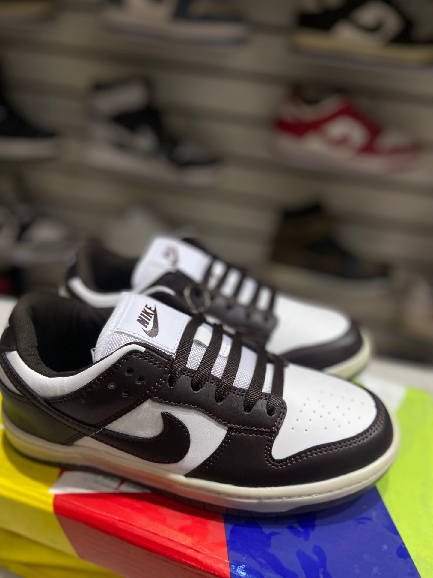 TENIS NACIONAL TIPO NIKE DUNK CAFÉ