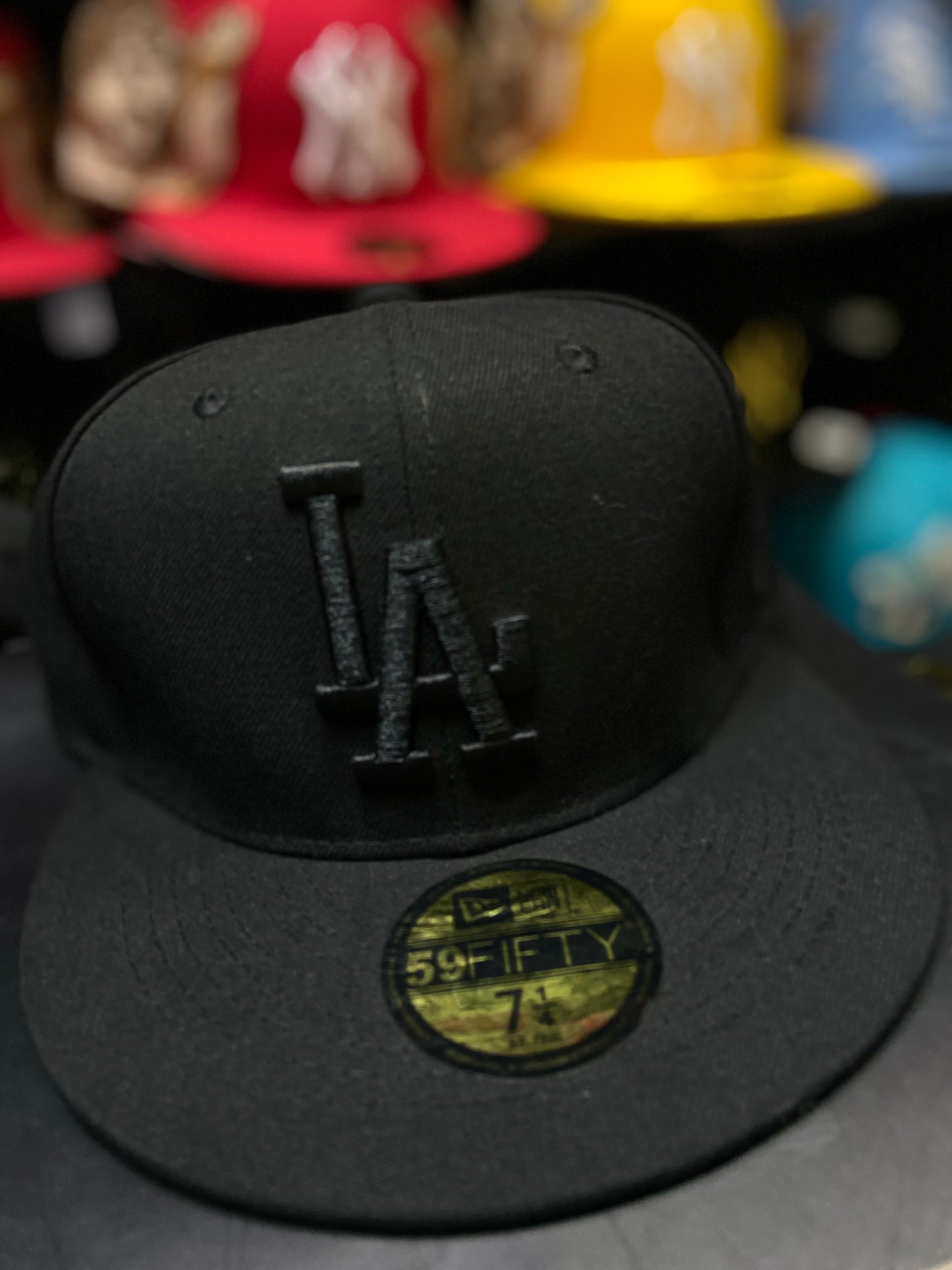 🔥 Gorra Top Quality - Los Angeles Dodgers 59FIFTY (All Black) 🔥