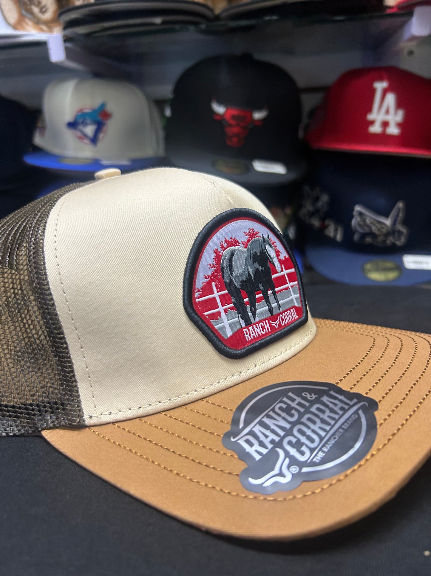 Gorra Ranch corral caballo