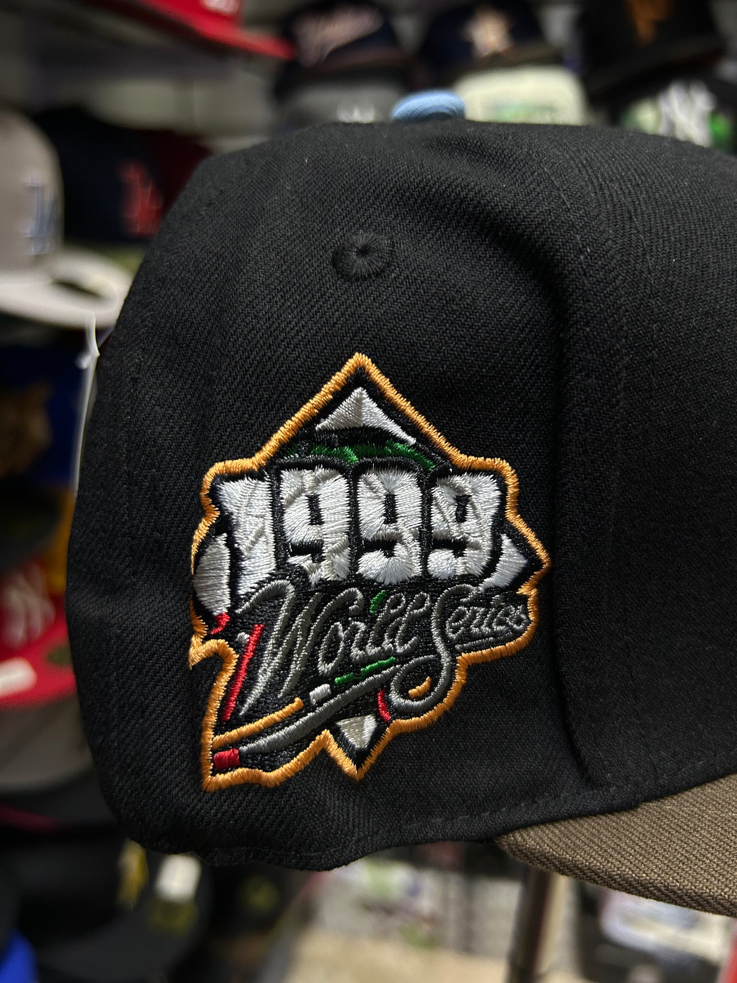Gorra New Era 59FIFTY Atlanta Braves Negro con café