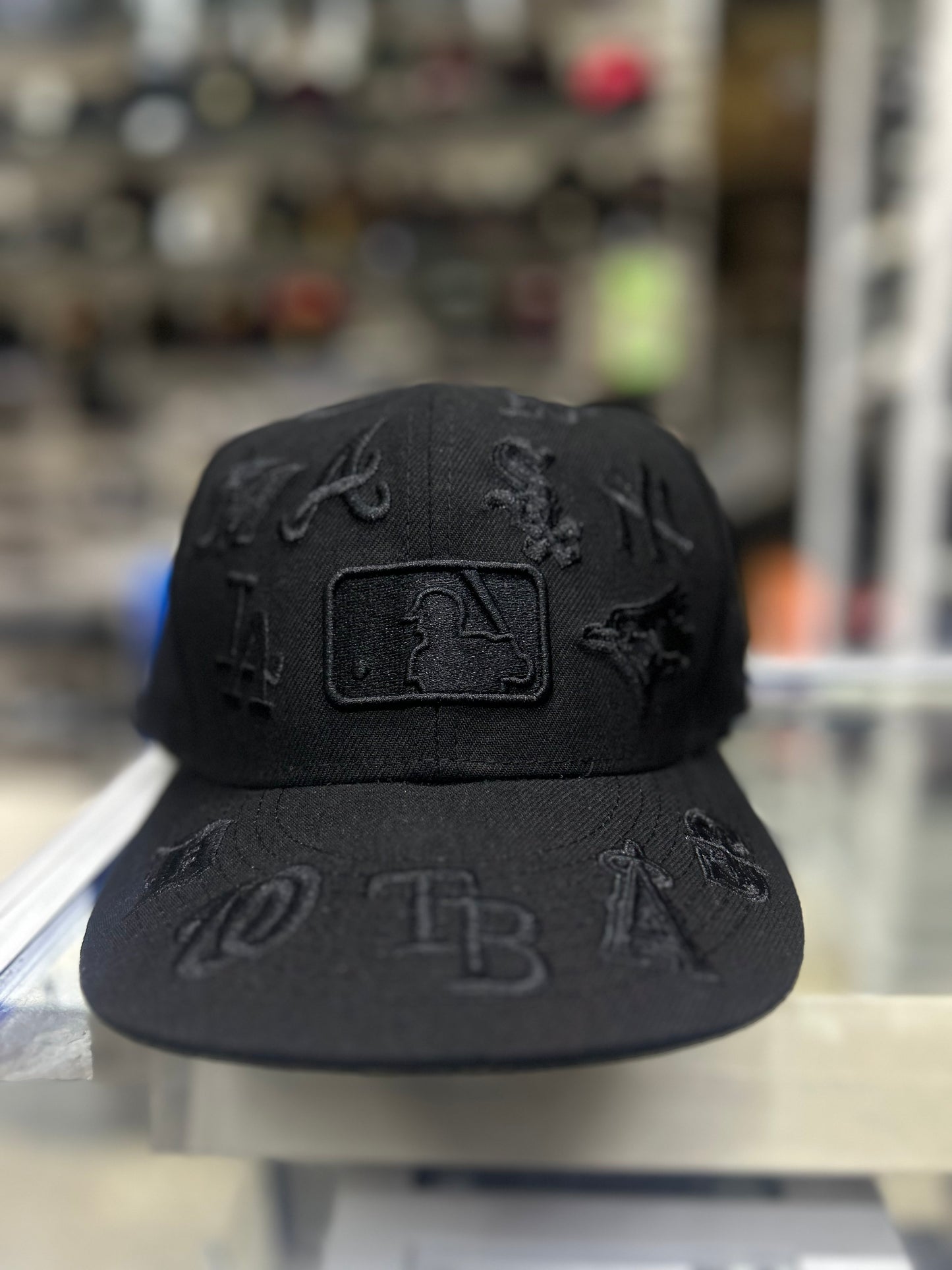 🖤 Gorra Full Black con Parche de Equipos 🖤