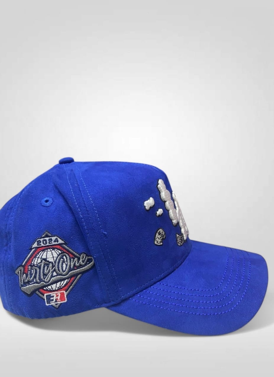 Gorra 31 Hats azul gamuza