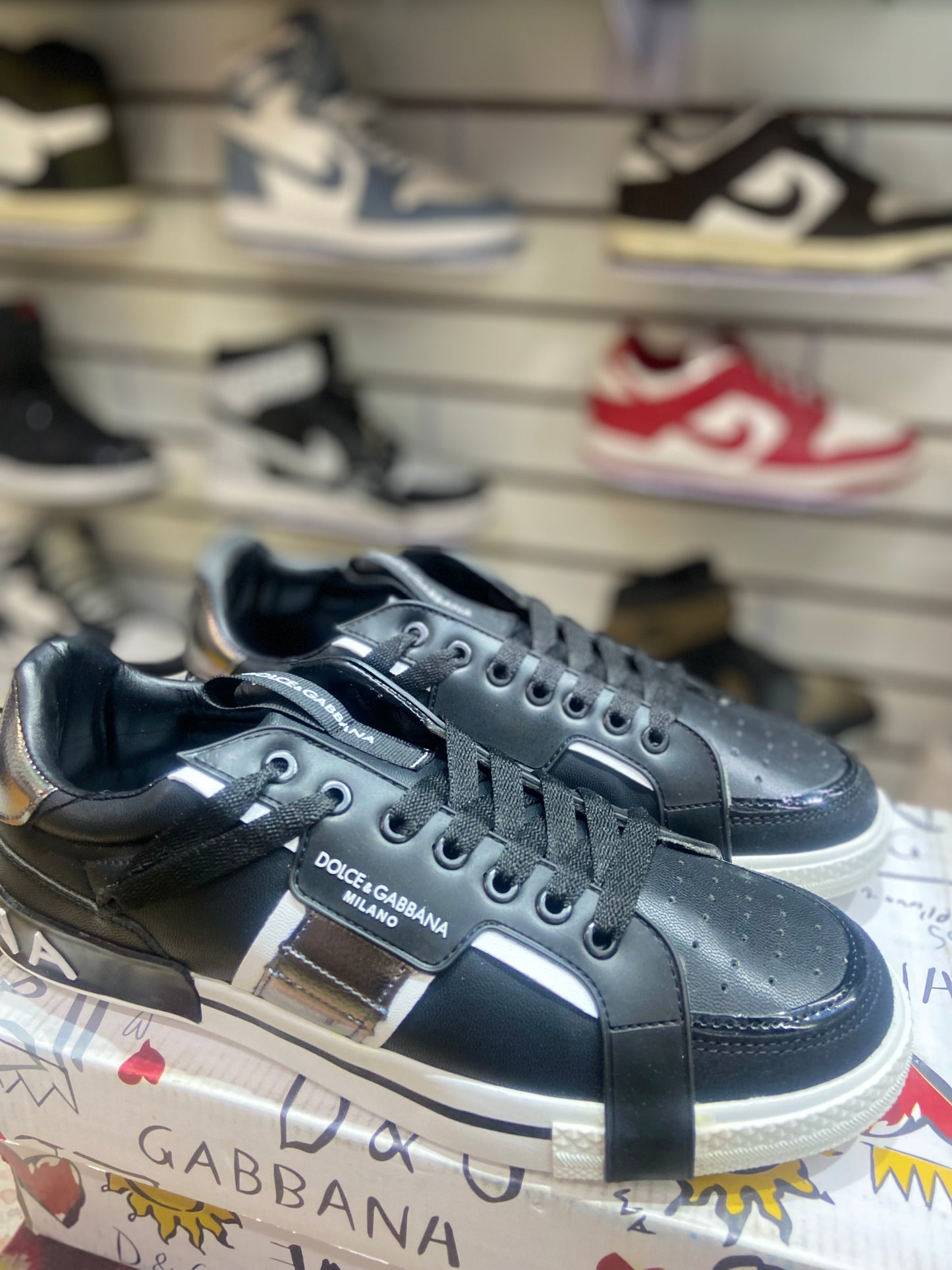 TENI NACIONAL TIPO DOLCE GABBANA NEGRO PLATA