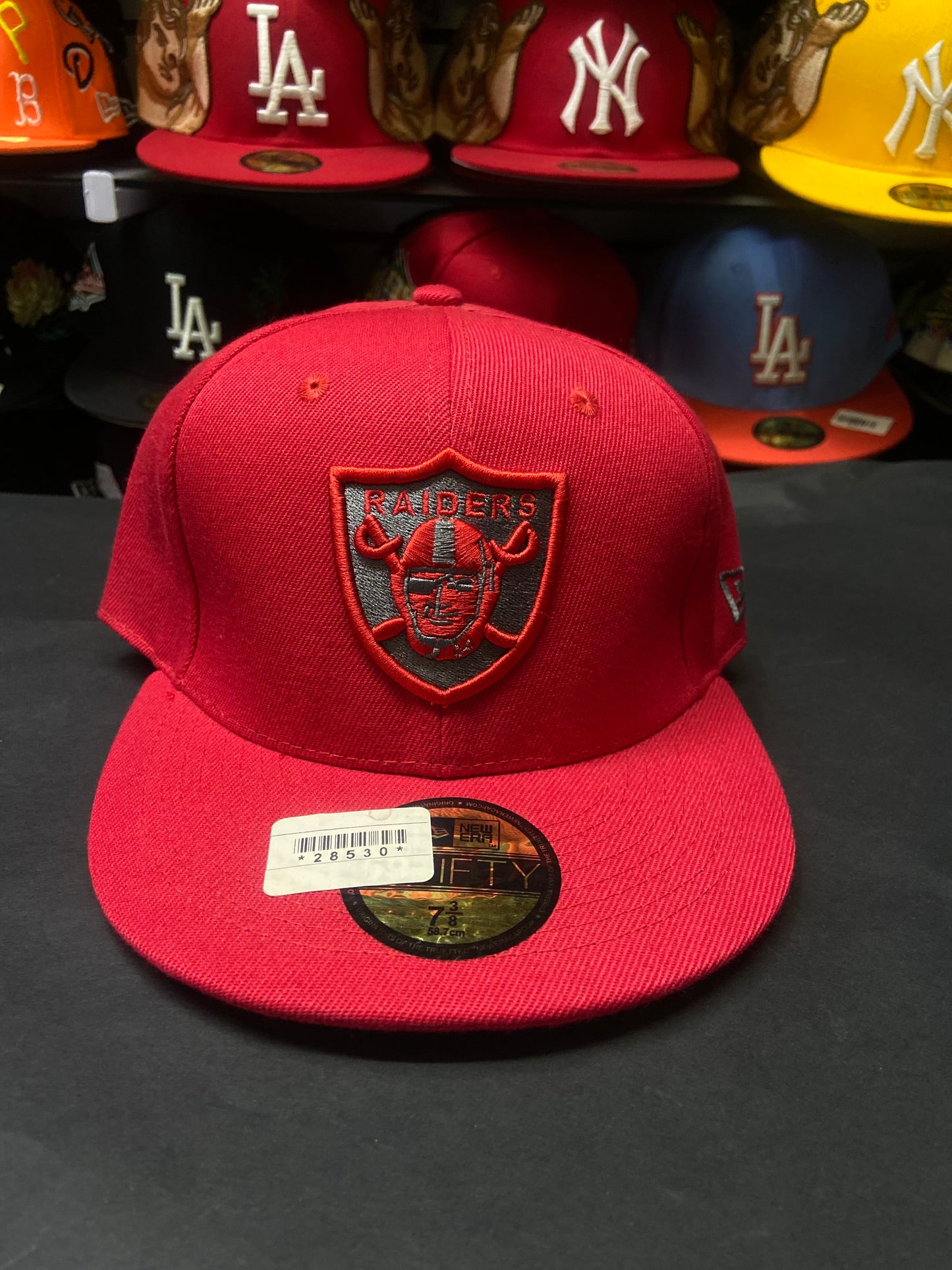Gorra 59FIFTY Raiders – Edición Total Red
