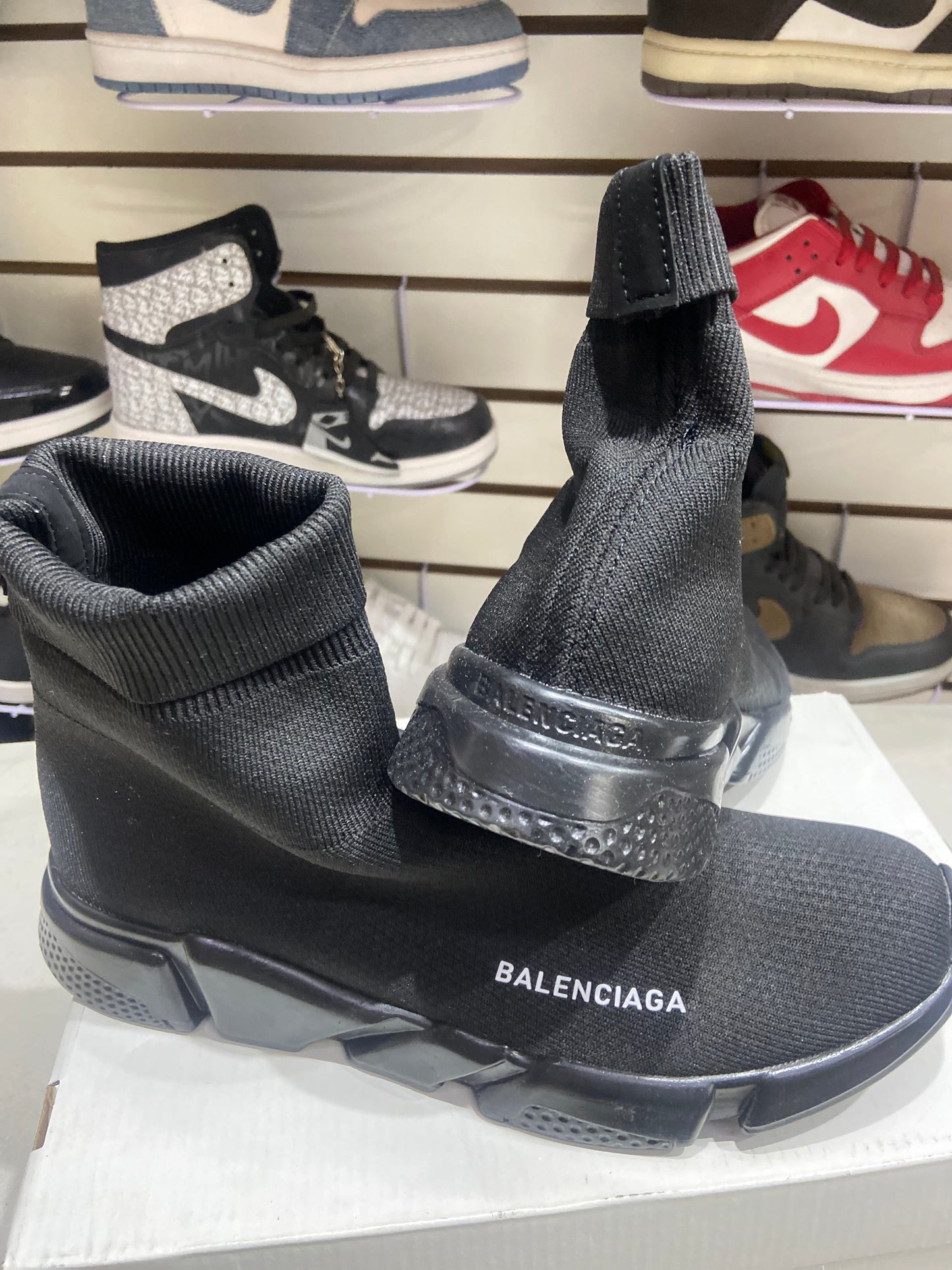 TENIS NACIONAL TIPO VALENCIAGA NEGRO