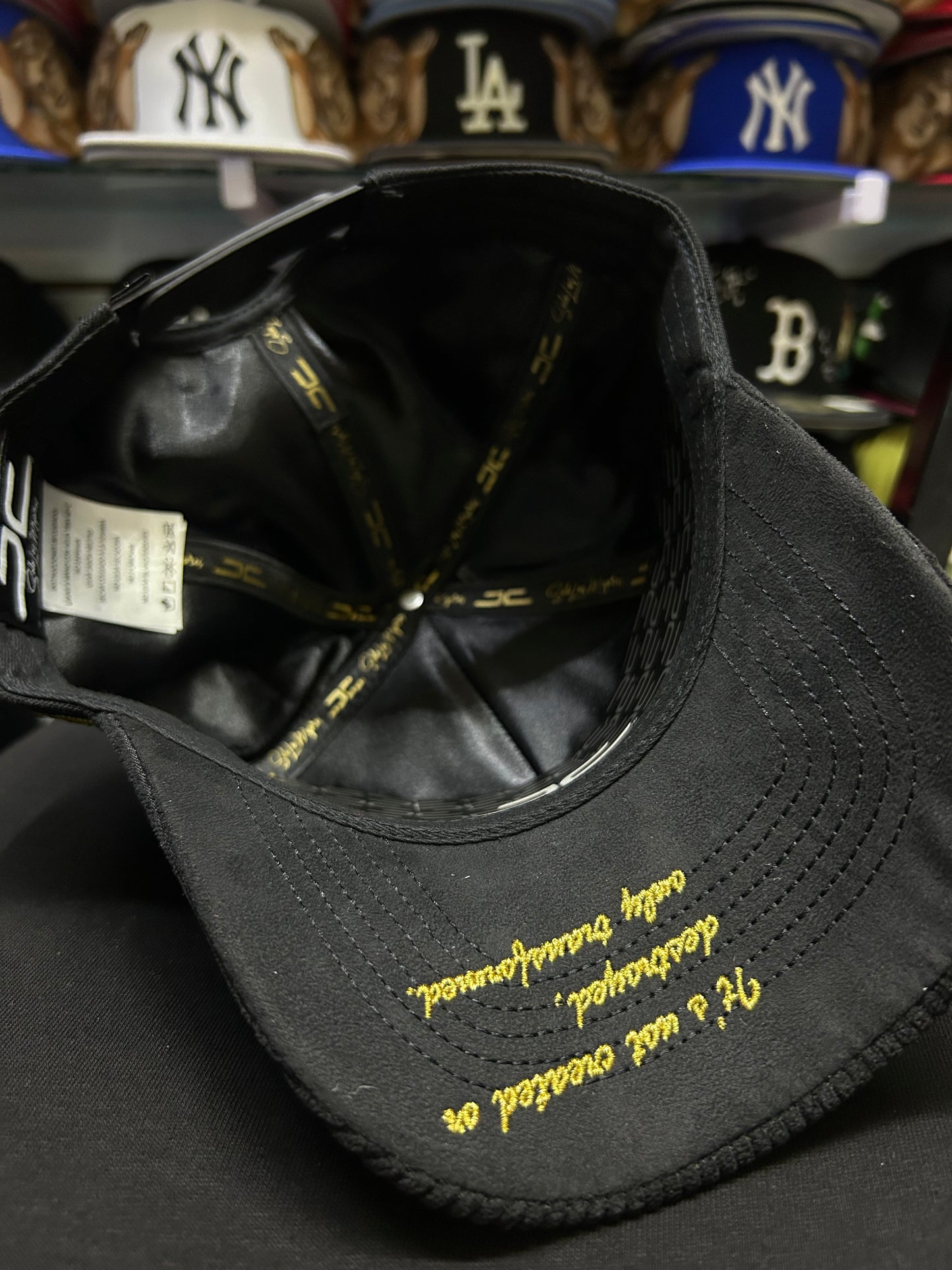 🧢 Gorra JC Hats – Modelo ENERGY Gold Series