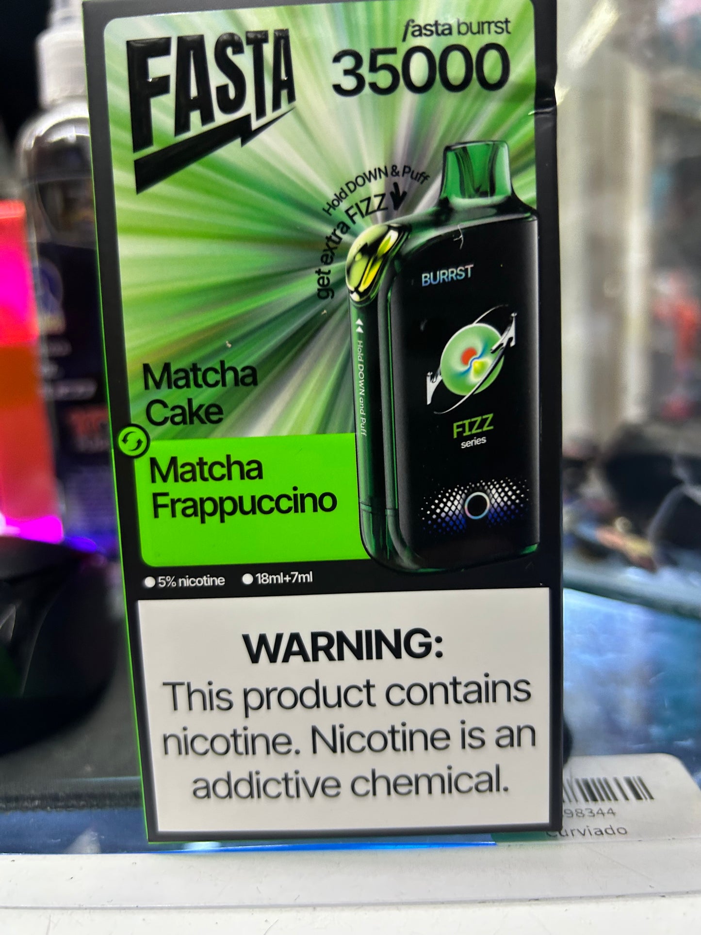 PLUMA FASTA MATCHA PASTEL