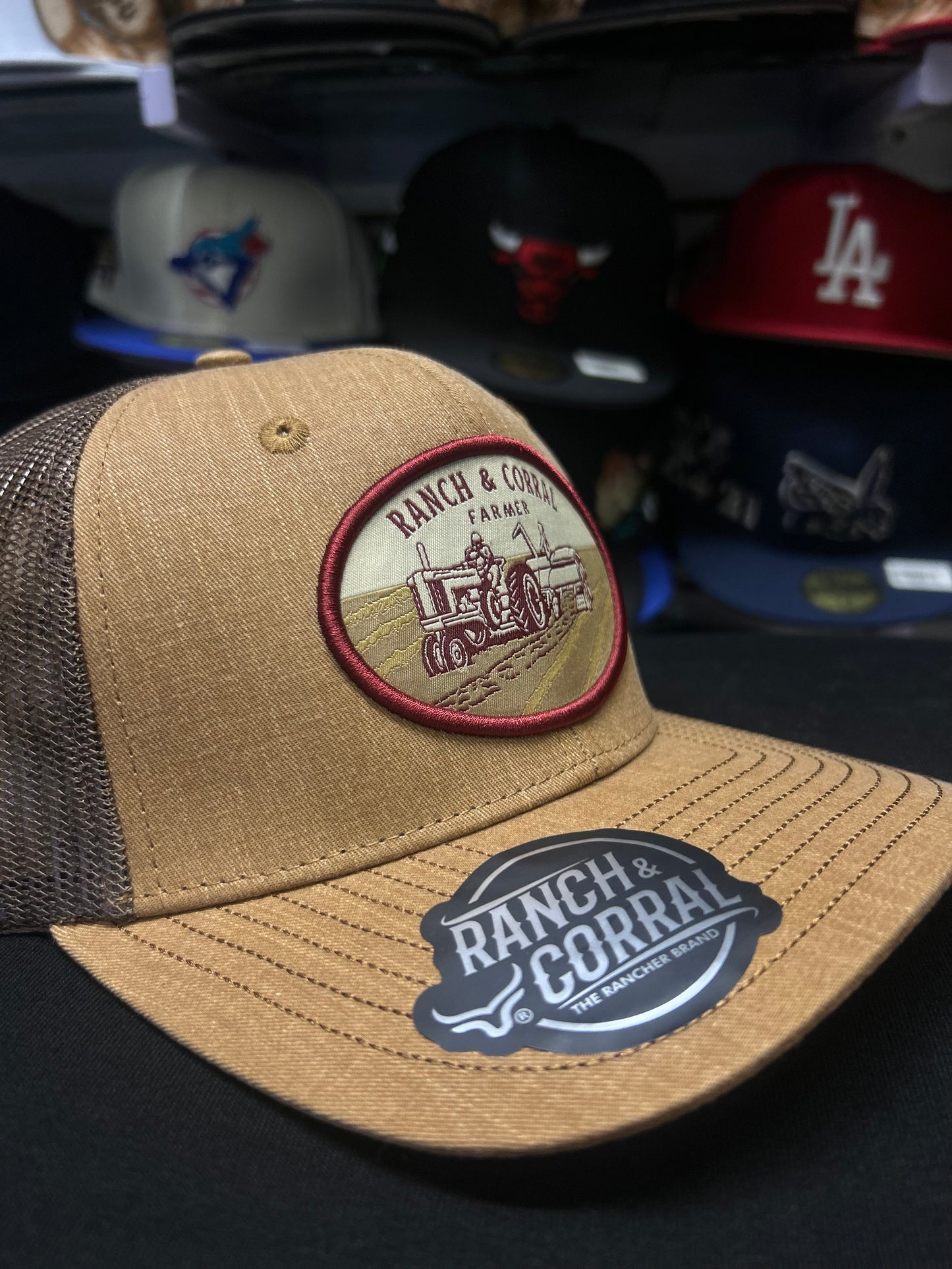 Gorra Ranch corral farmer