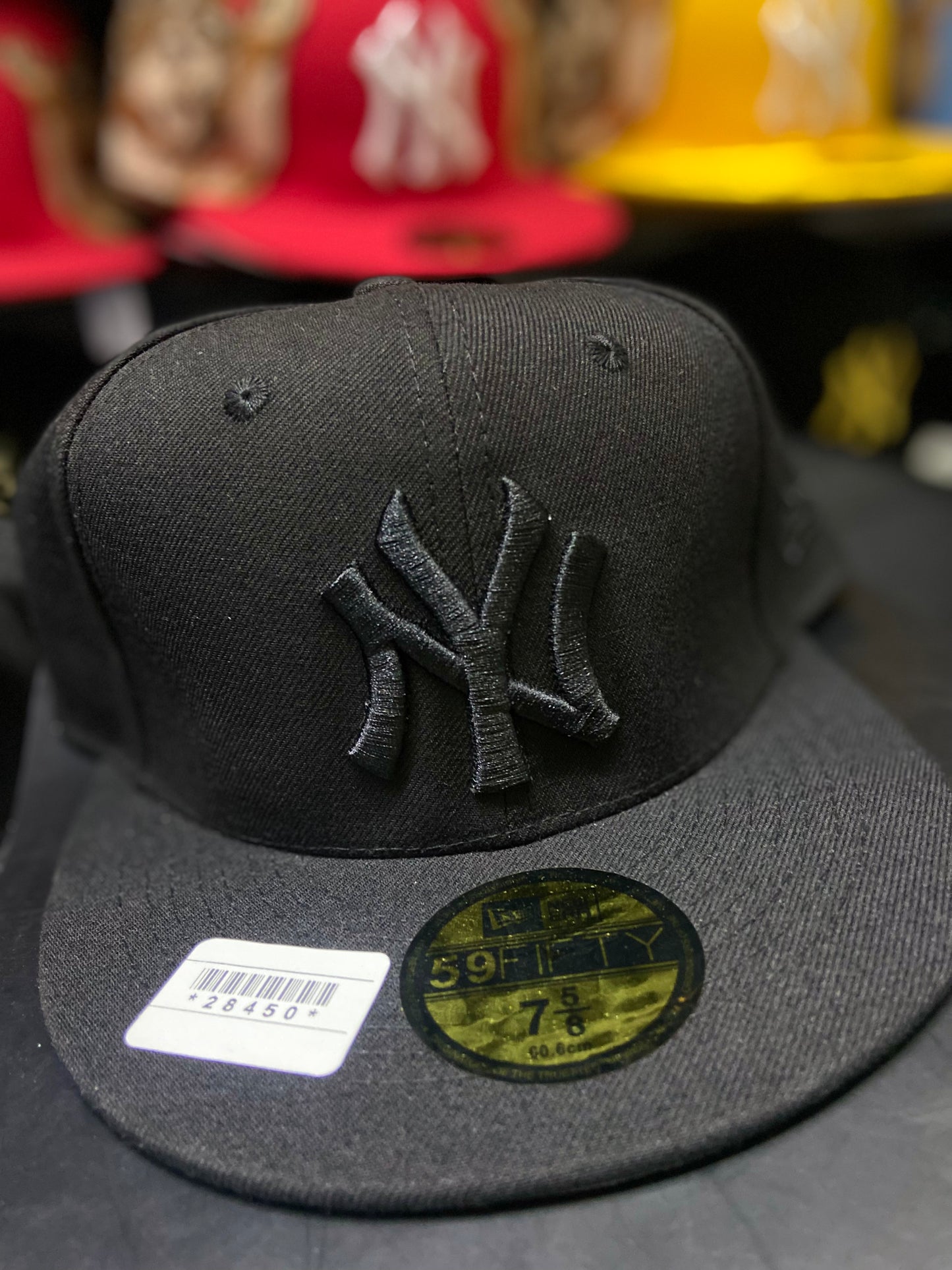 🔥 Gorra Top Quality - New York Yankees 59FIFTY (All Black) 🔥