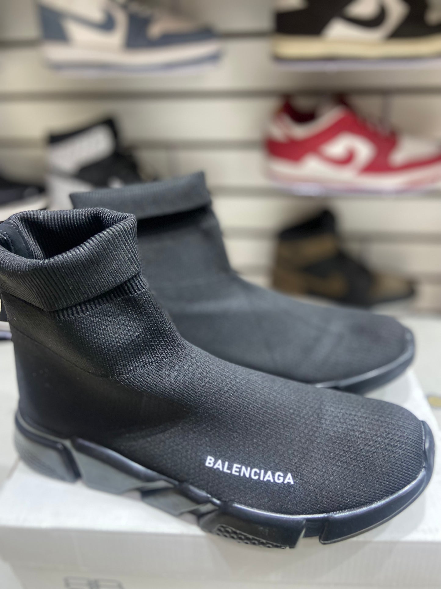 TENIS NACIONAL TIPO VALENCIAGA NEGRO