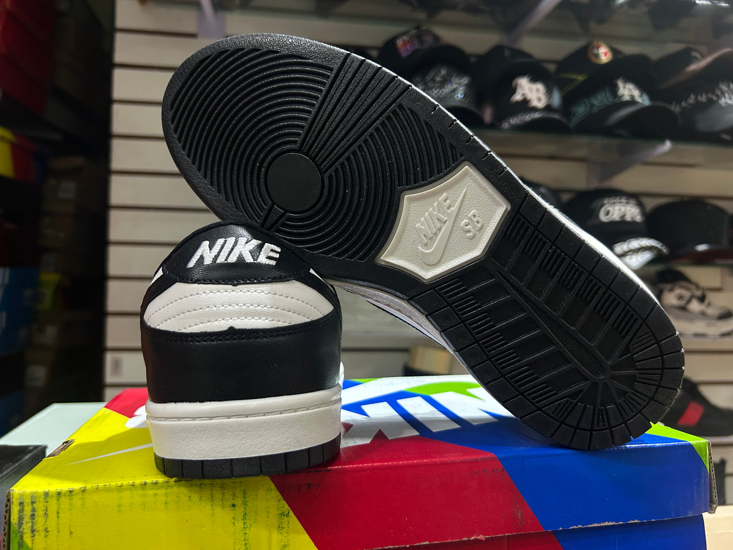 TENIS NACIONAL TIPO NIKE DUNK PANDA Blanco con negro
