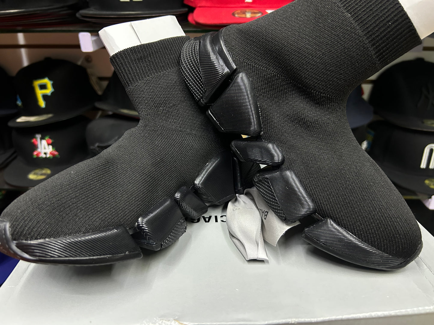 Tenis tipo Balenciaga negro total