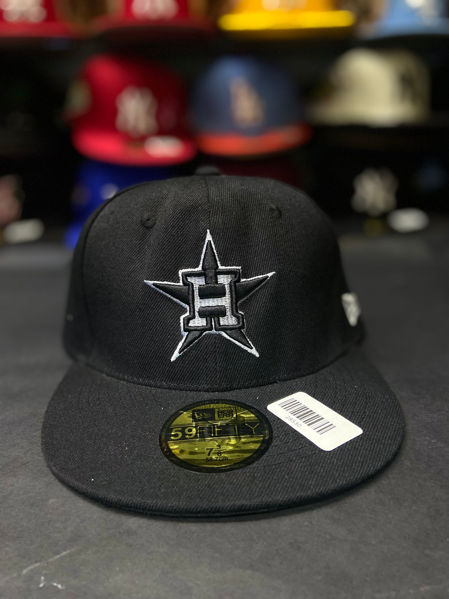 Gorra 59FIFTY – Houston Astros Retro (Negra)