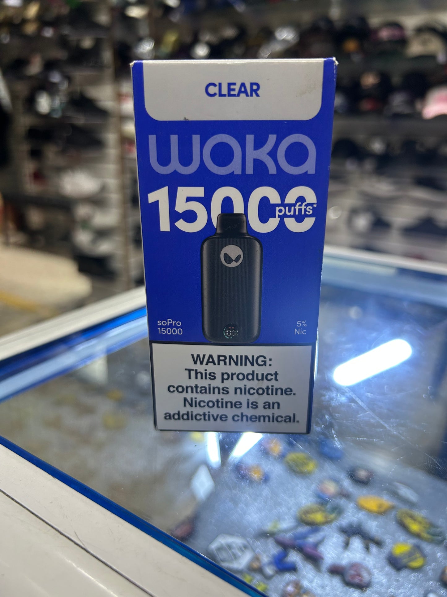 Plumón WAKA 15,000 PUFFS CLEAR