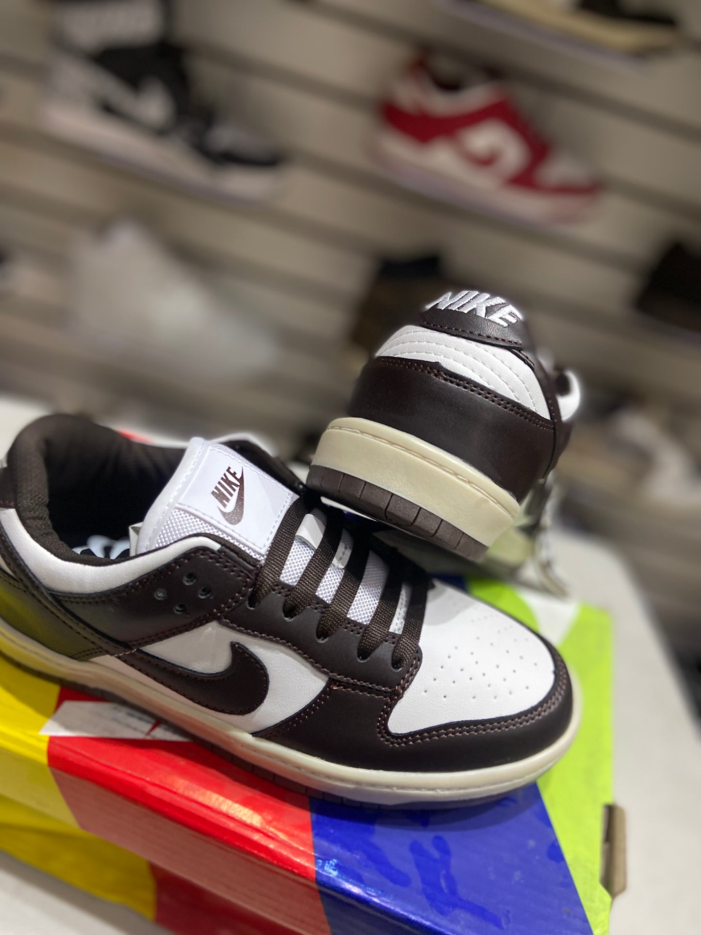 TENIS NACIONAL TIPO NIKE DUNK CAFÉ