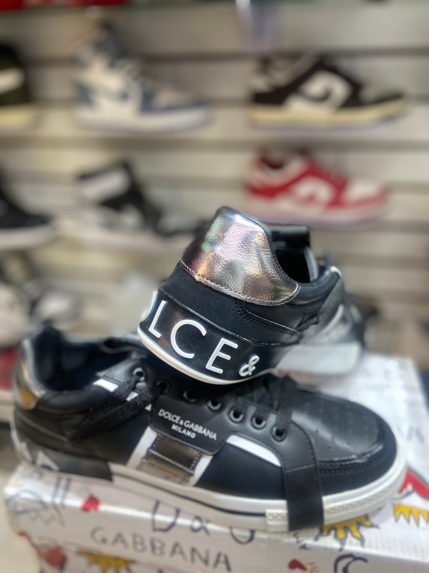 TENI NACIONAL TIPO DOLCE GABBANA NEGRO PLATA