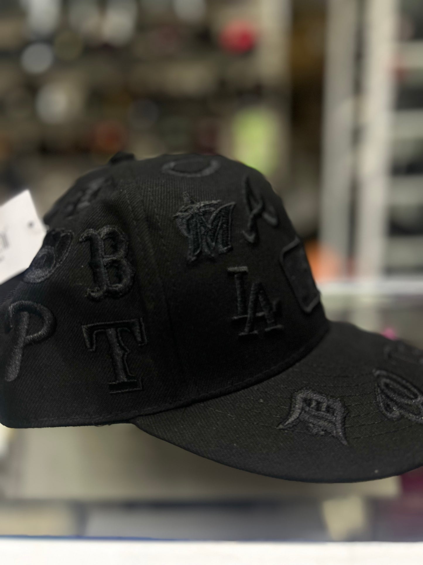 🖤 Gorra Full Black con Parche de Equipos 🖤