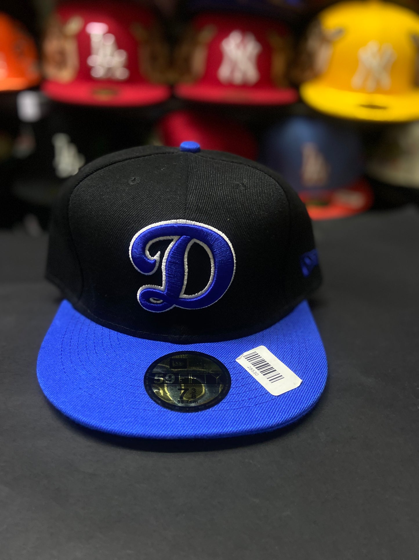 Gorra 59FIFTY Dodgers – Edición Black & Royal Blue