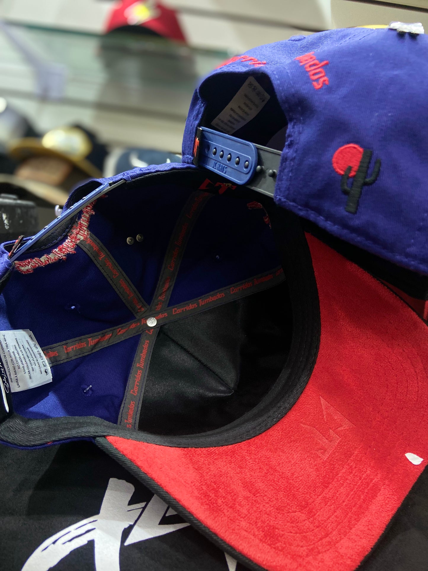 Gorra JC Hats “Corrido Tumbado CT Navy” – Puro Estilo Bélico 🔥🎶