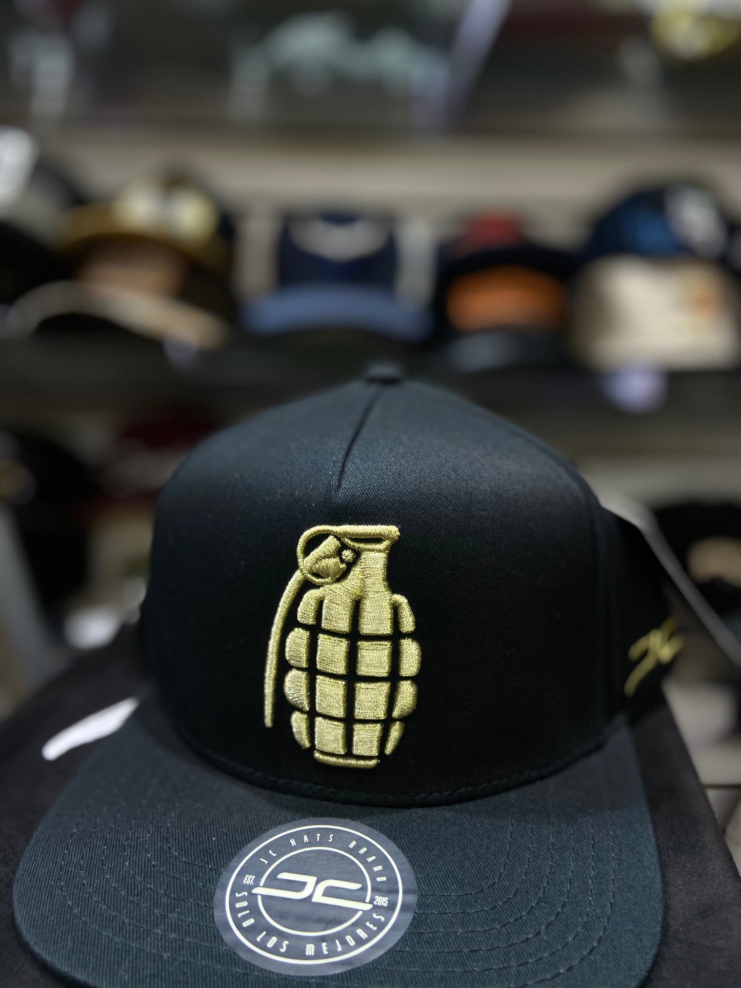 💣 Gorra JC Hats Granda Clásica Negra Plana – Poder y Estilo 💣
