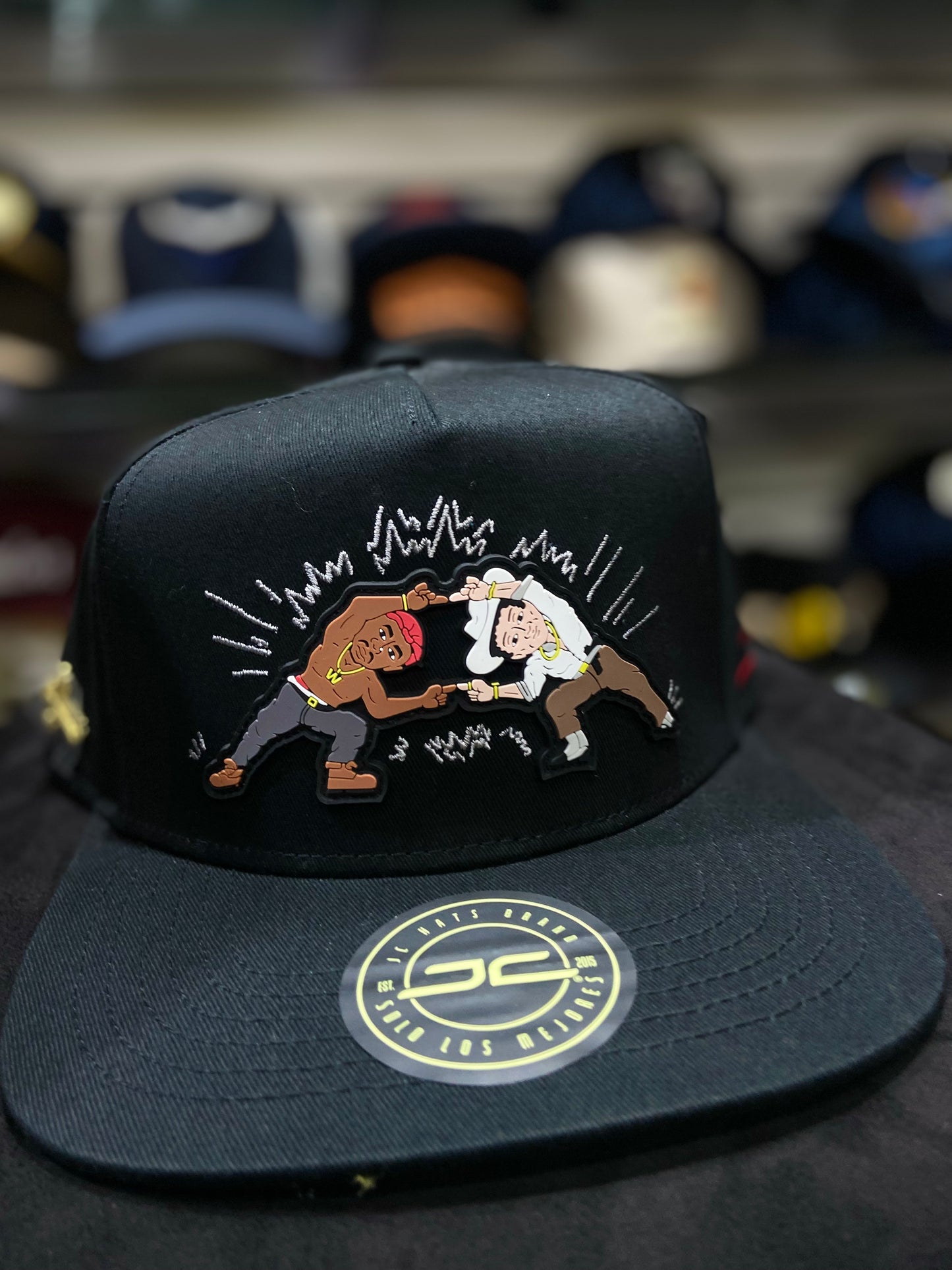 Gorra JC Hats “Corridos Life Black” – La Unión del Gangsta Rap y lo Bélico 🔥🎶