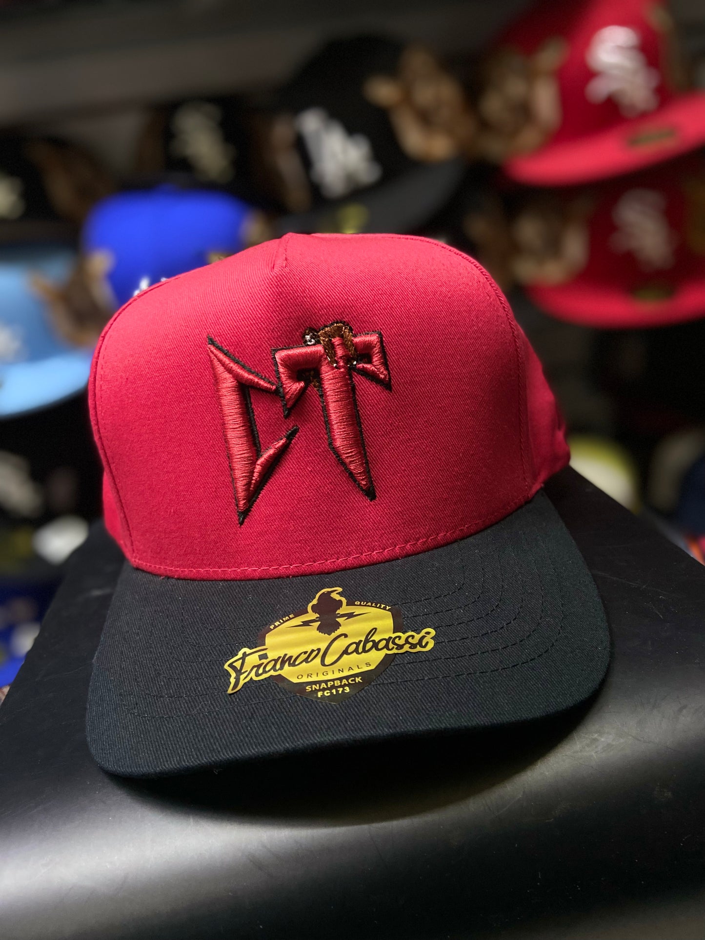 Gorra CT Roja/Negra - Marca Franco Cabassi | Bélico el Asunto