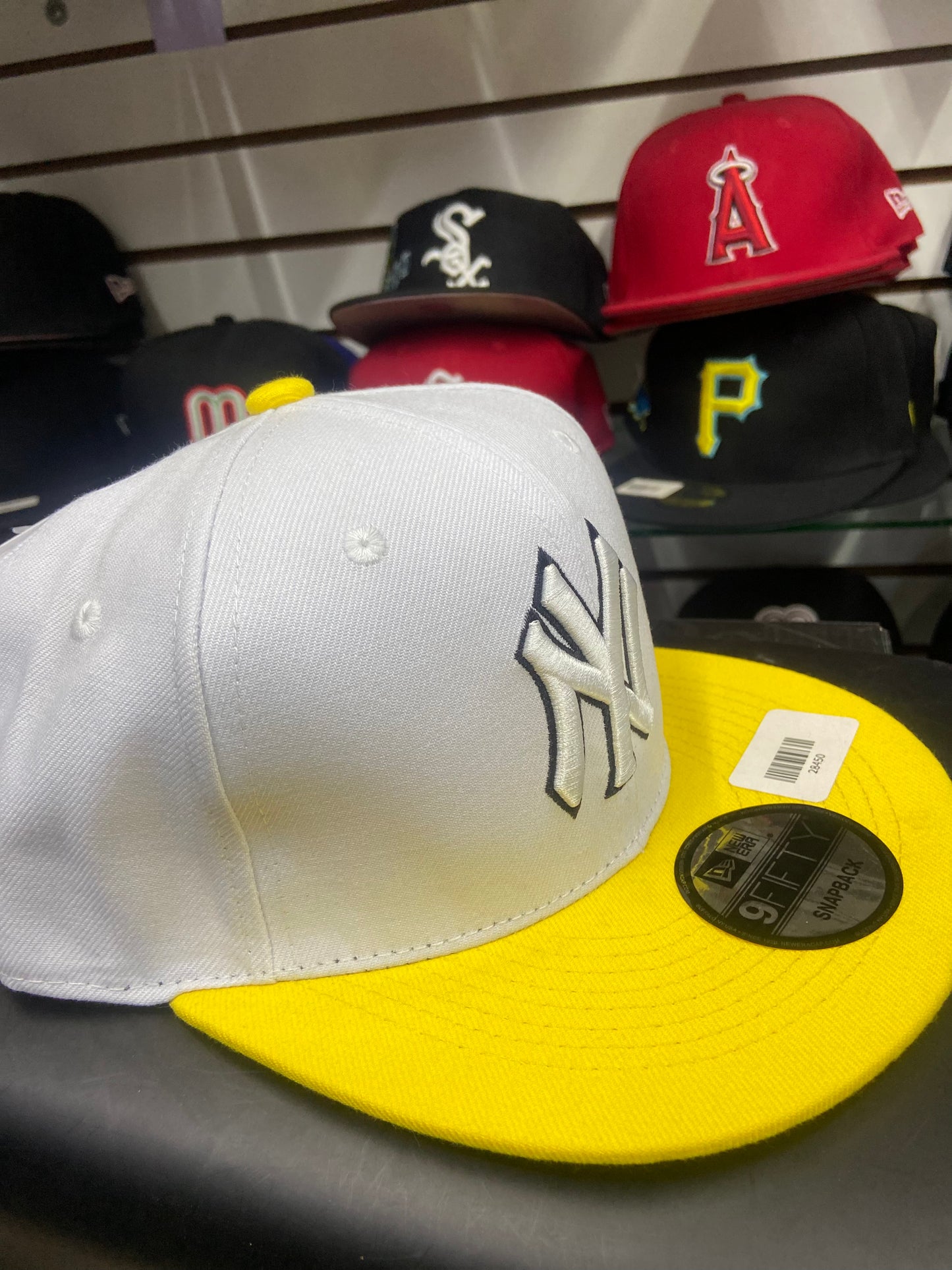 Gorra 9FIFTY Snapback New York Yankees Blanca y Amarilla