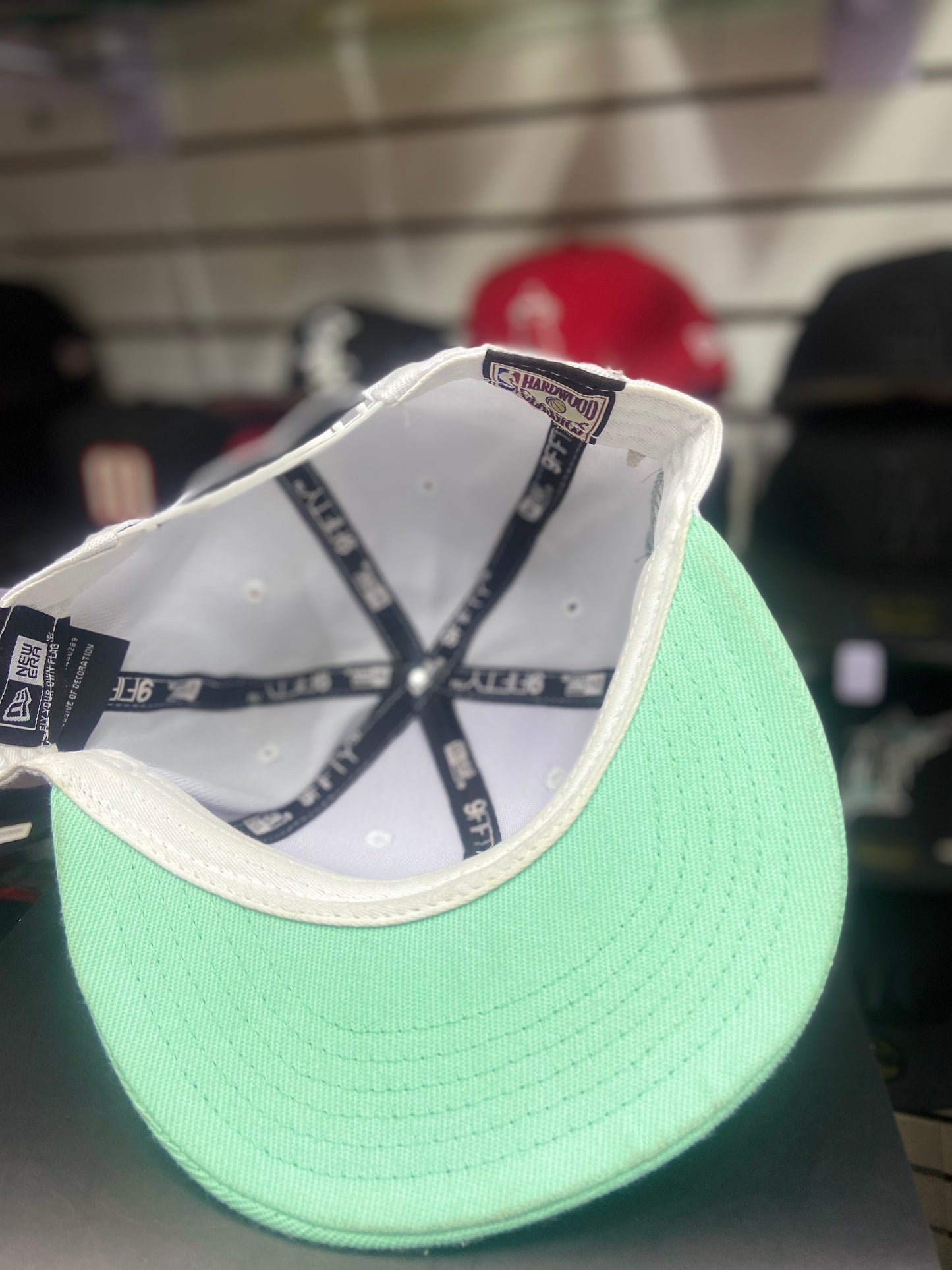 Gorra Snapback - Los Angeles Lakers White & Mint Edition