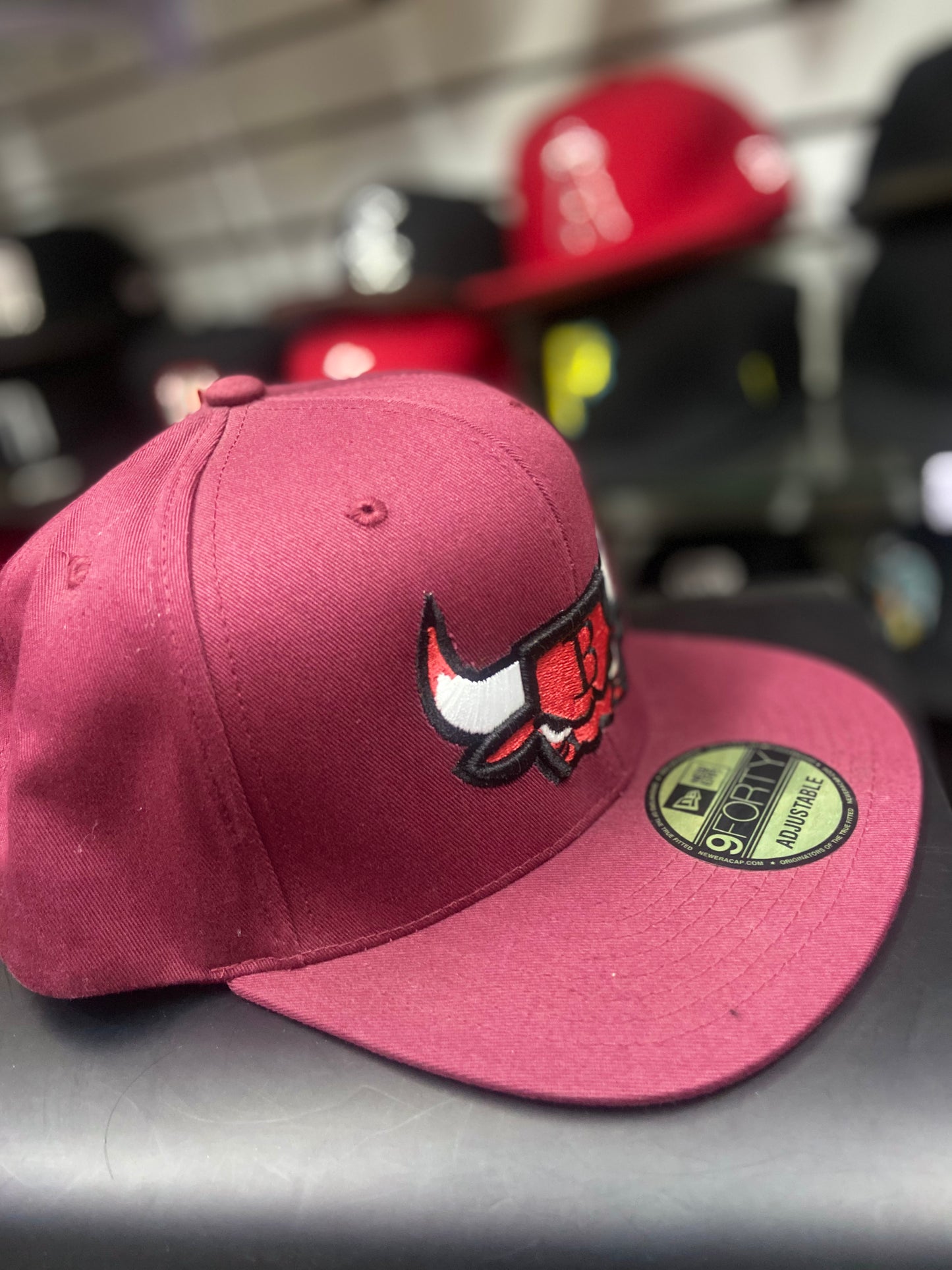 Gorra 9Forty Adjustable - Chicago Bulls Burgundy Edition