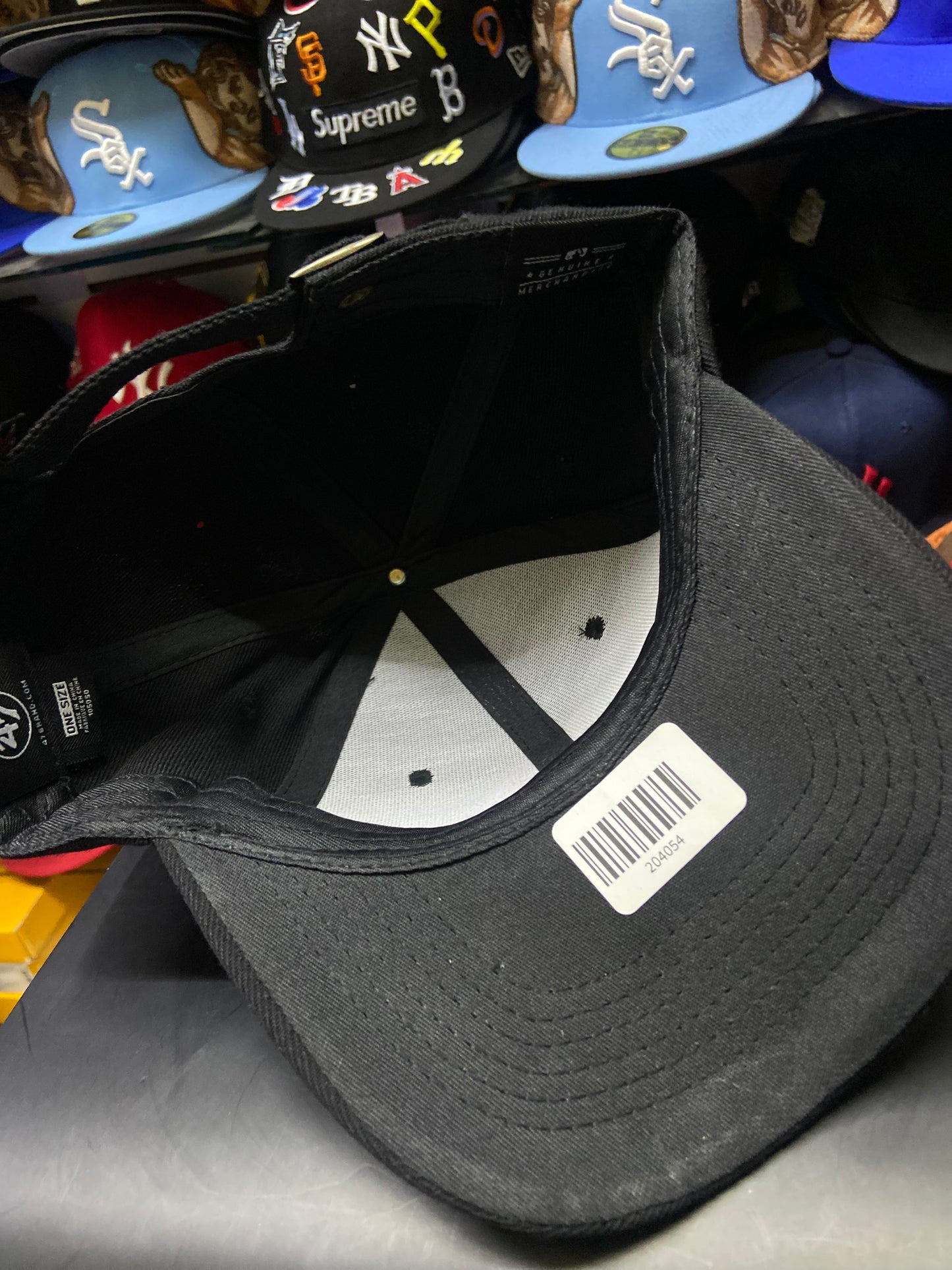 🔥 Gorra 47 Brand MVP Boston Red Sox – Negro/Rojo 🔥