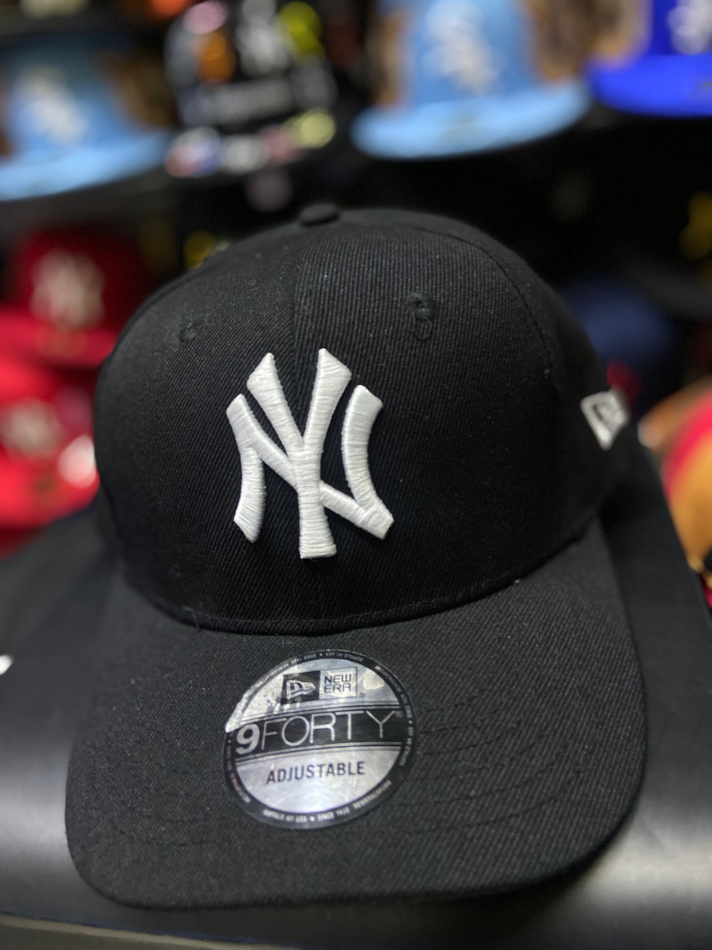 Gorra 9FORTY New York Yankees – Negro/Blanco