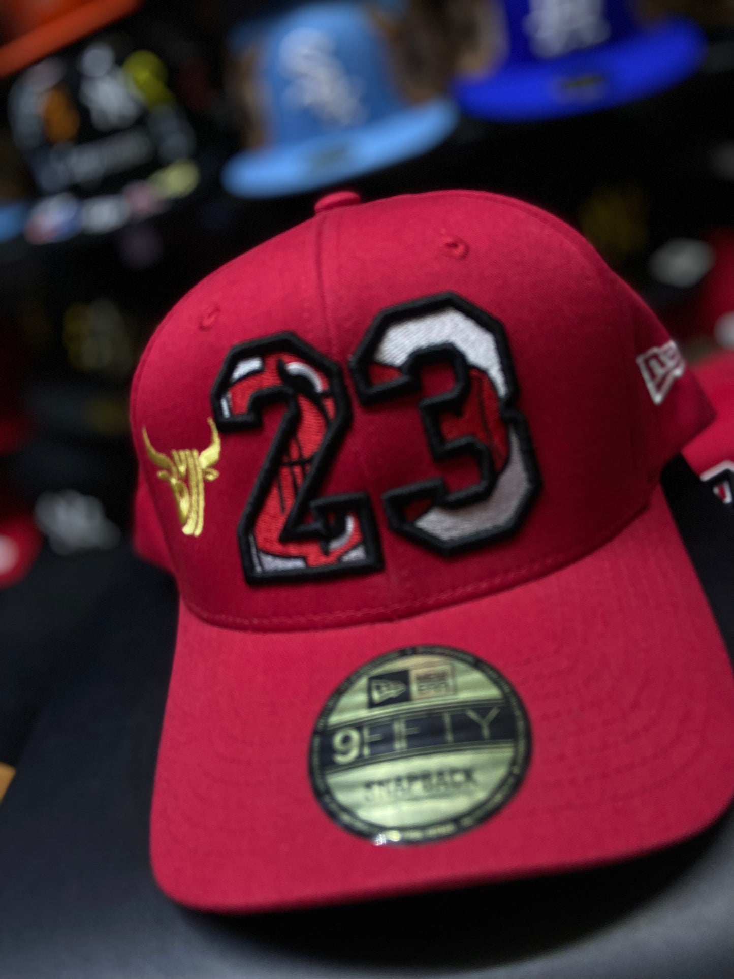 🔥🏀 Gorra 9FIFTY Snapback “23” Chicago Bulls – Rojo/Negro/Blanco 🏀