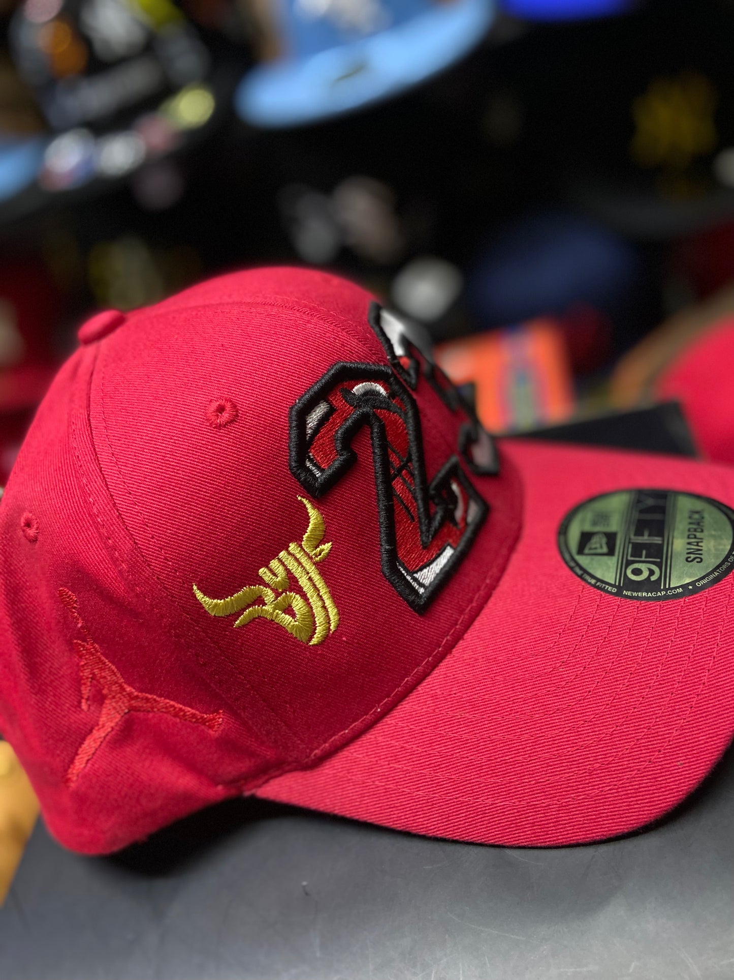 🔥🏀 Gorra 9FIFTY Snapback “23” Chicago Bulls – Rojo/Negro/Blanco 🏀