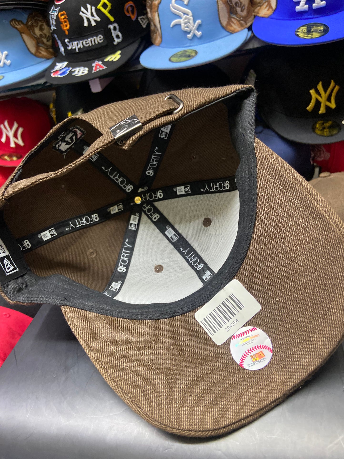 🟤 Gorra 9FORTY New York Yankees – Café/Negro 🟤