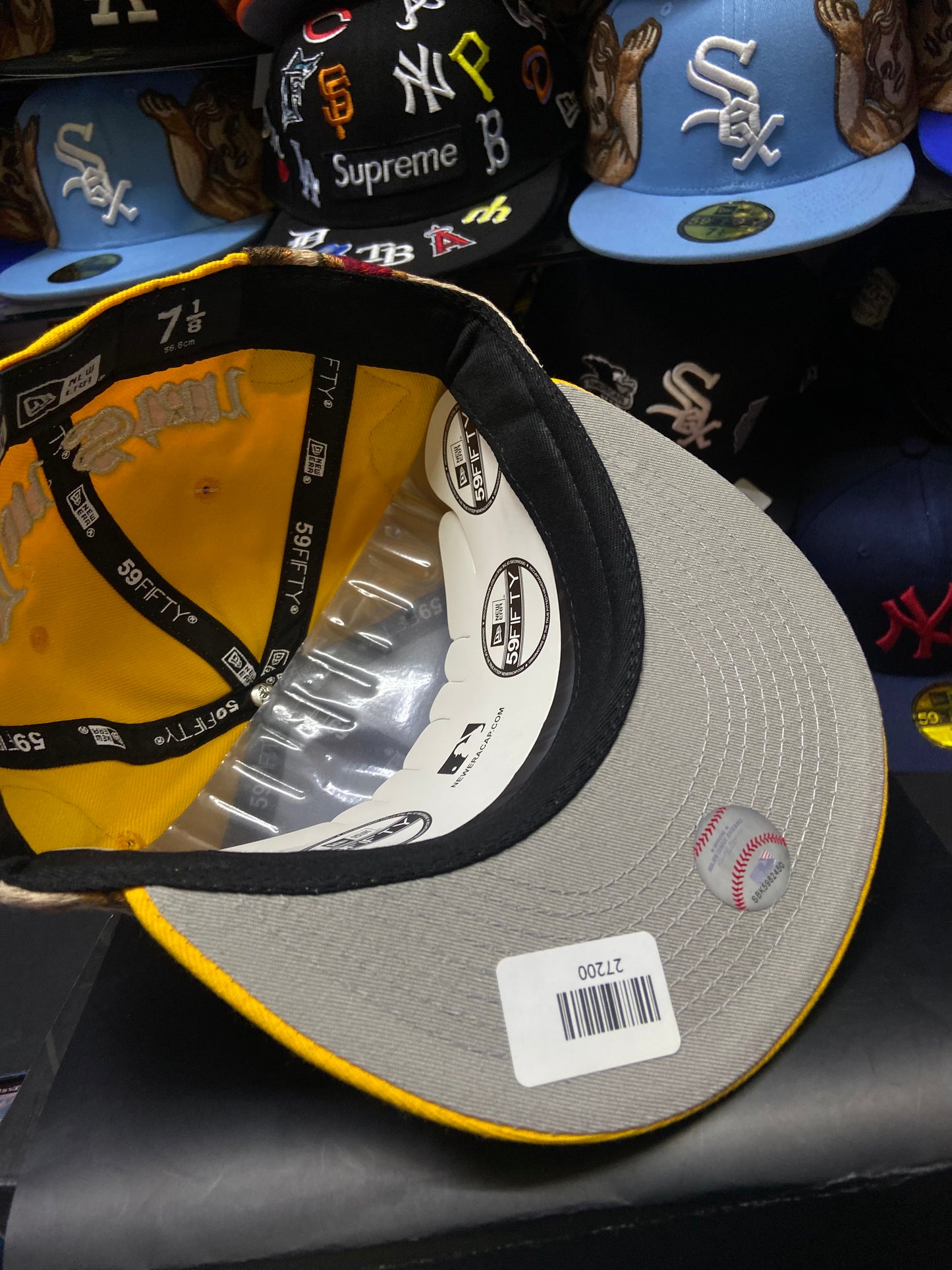 🔥 Gorra 59FIFTY – NY Yankees x Ángeles Orantes (Edición Amarilla) 🔥