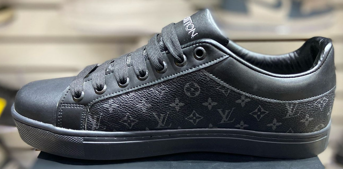 TENIS NACIONAL TIPO LOUIS VUITTON NEGRO