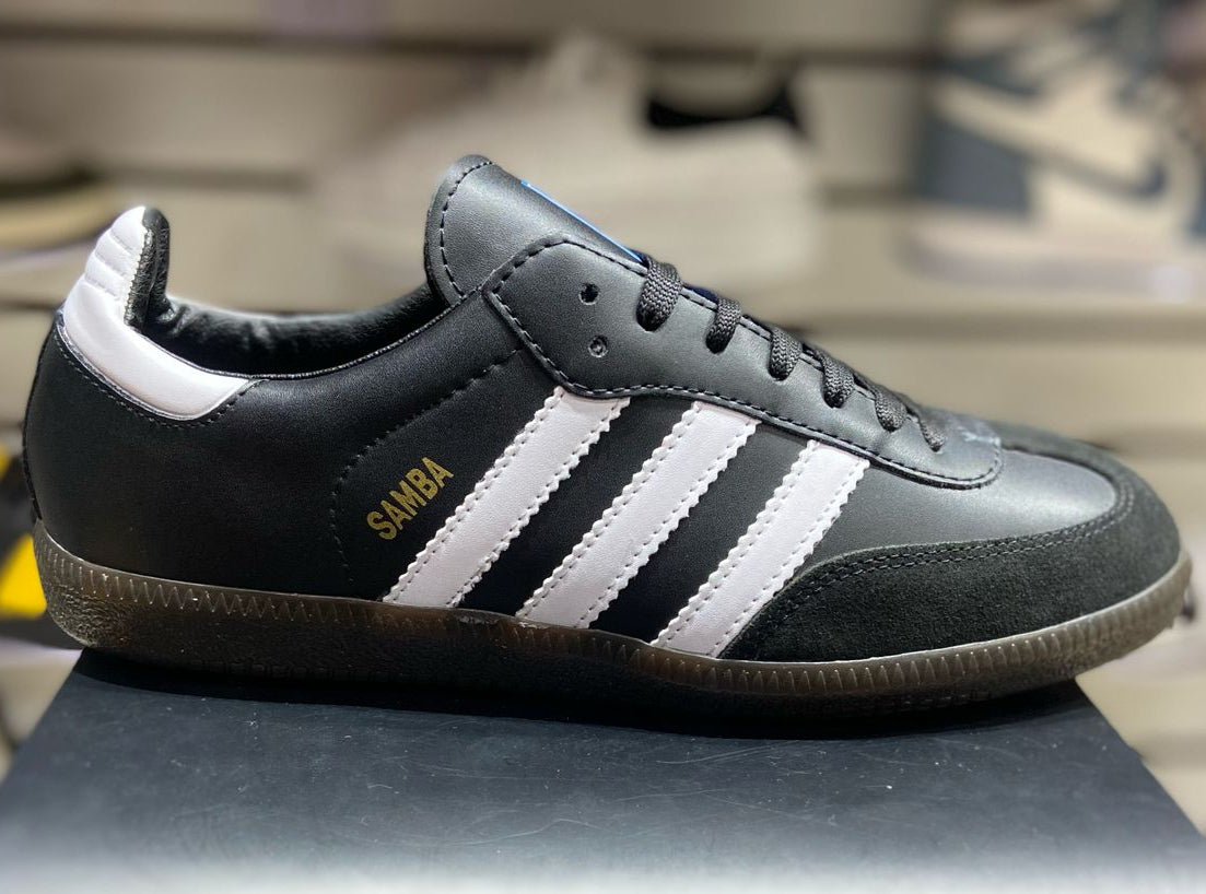 TENIS NACIONAL TIPO ADIDAS SAMBA NEGRO