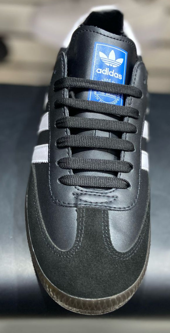 TENIS NACIONAL TIPO ADIDAS SAMBA NEGRO
