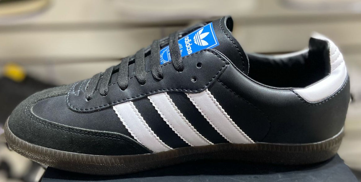 TENIS NACIONAL TIPO ADIDAS SAMBA NEGRO