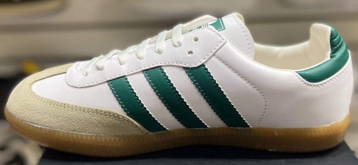 TENIS NACIONAL TIPO ADIDAS SAMBA BLANCO-VERDE