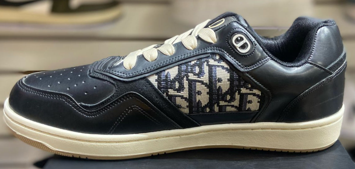 TENIS NACIONAL TIPO DIOR NEGRO LATE
