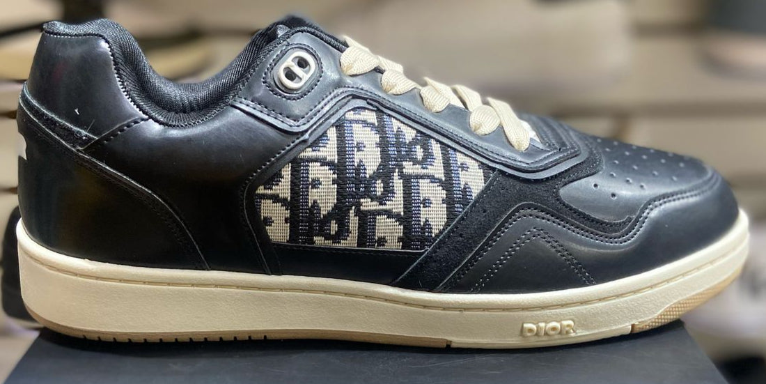 TENIS NACIONAL TIPO DIOR NEGRO LATE